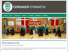 Tablet Screenshot of fjordager-gymnastik.dk